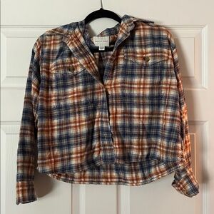 American Eagle Outfitters Multicolor Plaid Shirt